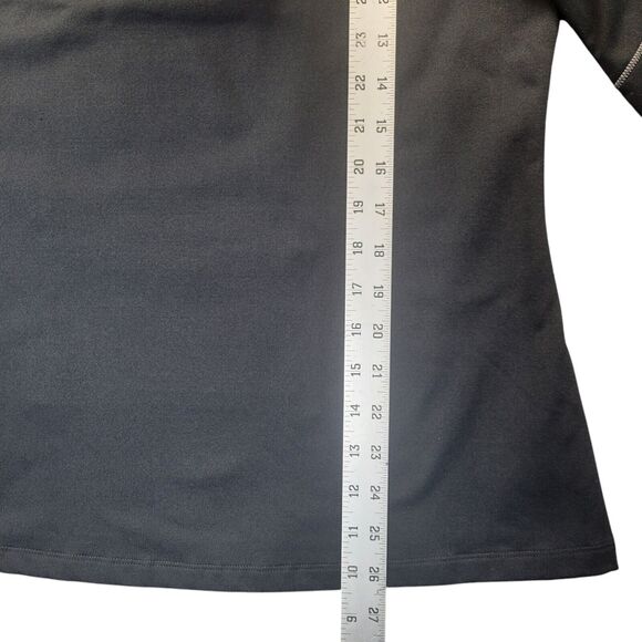 Fabletics LARGE Trinity Cold Weather Jacket Black Running Jogging Zip Up Stretch - Picture 12 of 13